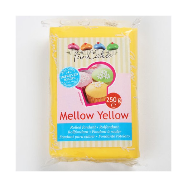 Pâte à sucre jaune/Mellow Yellow - FunCakes