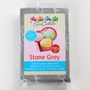 Pâte à sucre gris/stone grey - FunCakes
