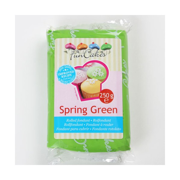 Pâte à sucre vert/Spring green - FunCakes