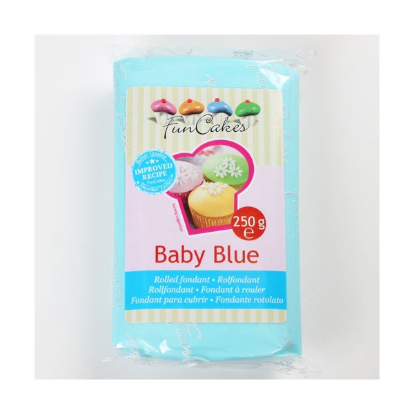 Pâte à sucre bleu/Baby blue - FunCakes