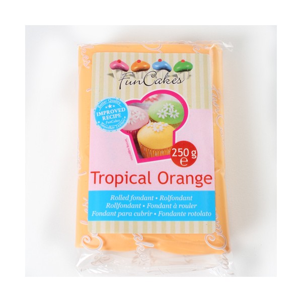 Pâte à sucre orange/Tropical Orange - FunCakes