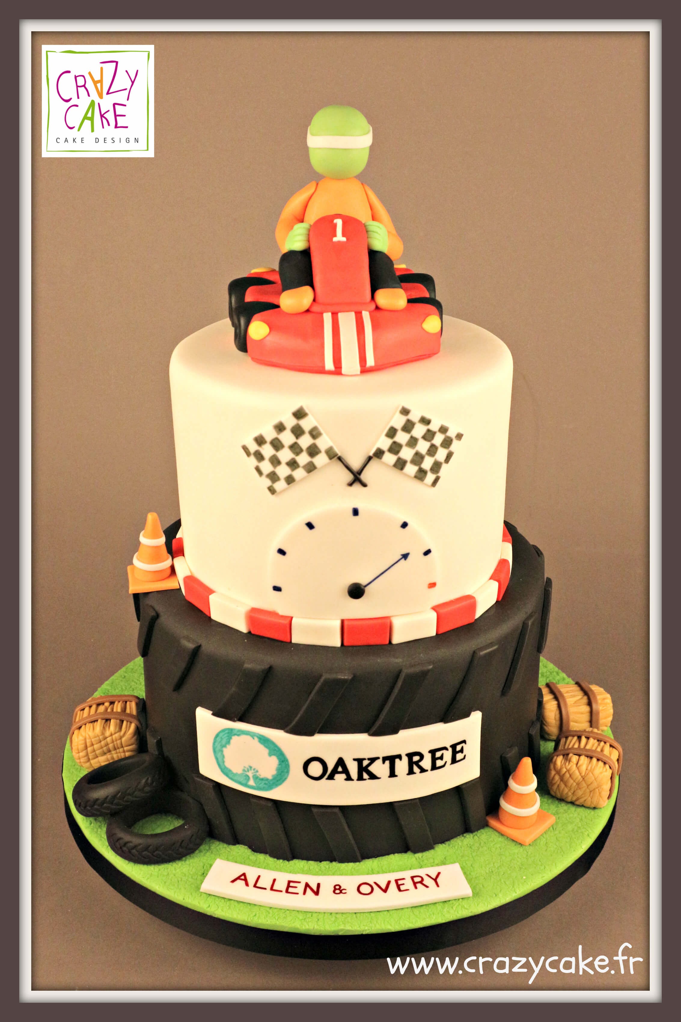 Gâteau Karting - Allen & Overy et Oaktree