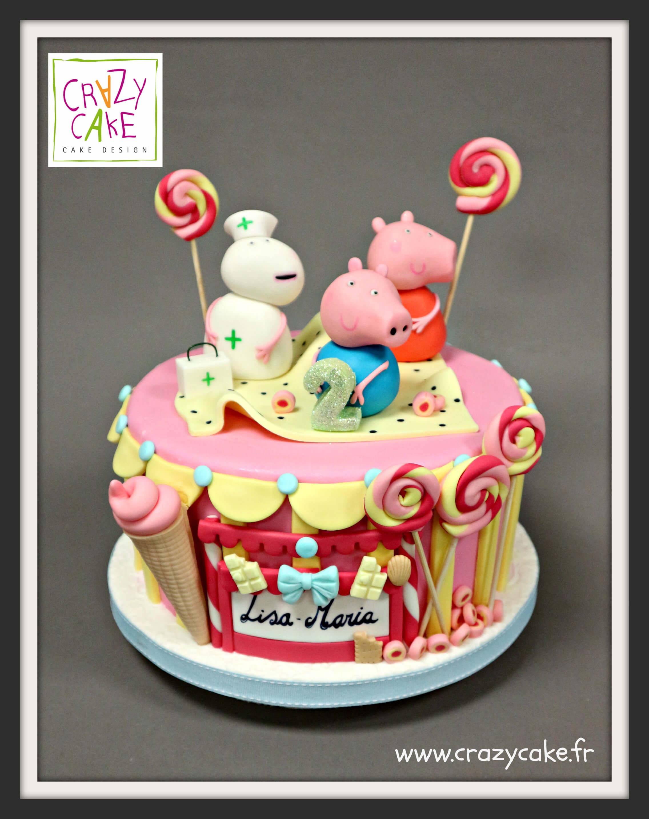 Gâteau d'anniversaire "Peppa Pig & Co"