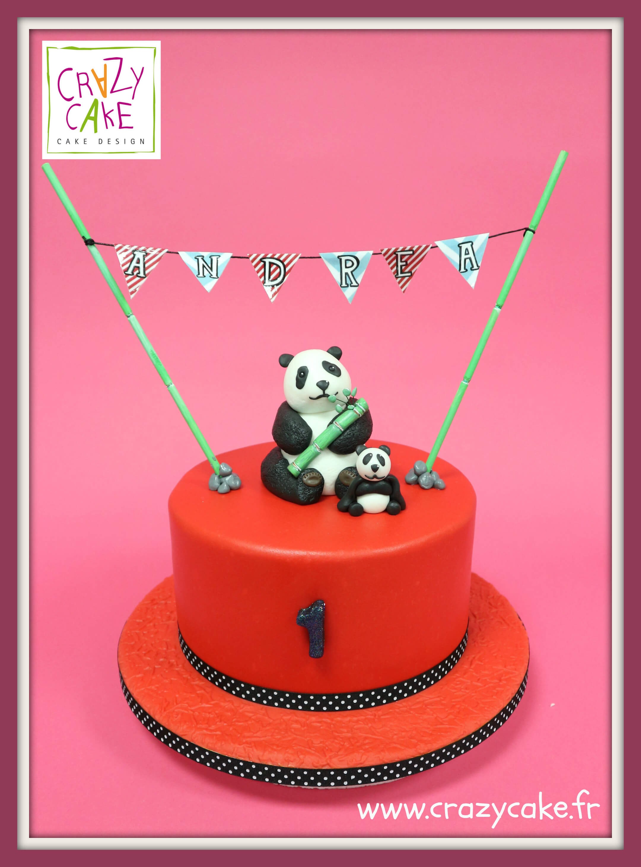Gâteau d'anniversaire "Mon petit panda"