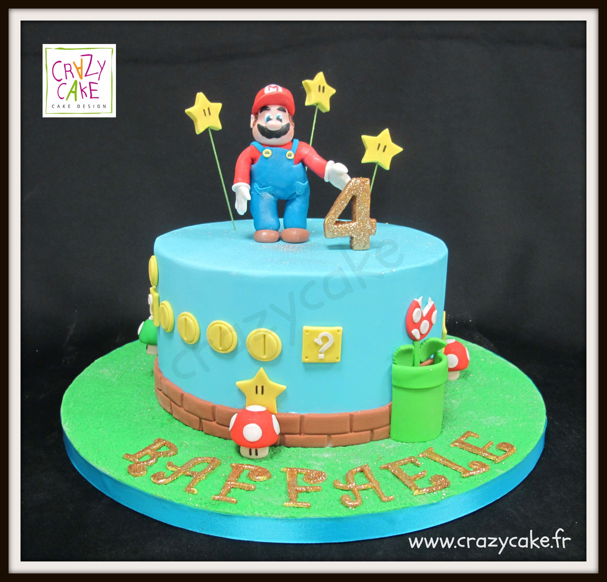 Gâteau d'anniversaire "Mario Bros"