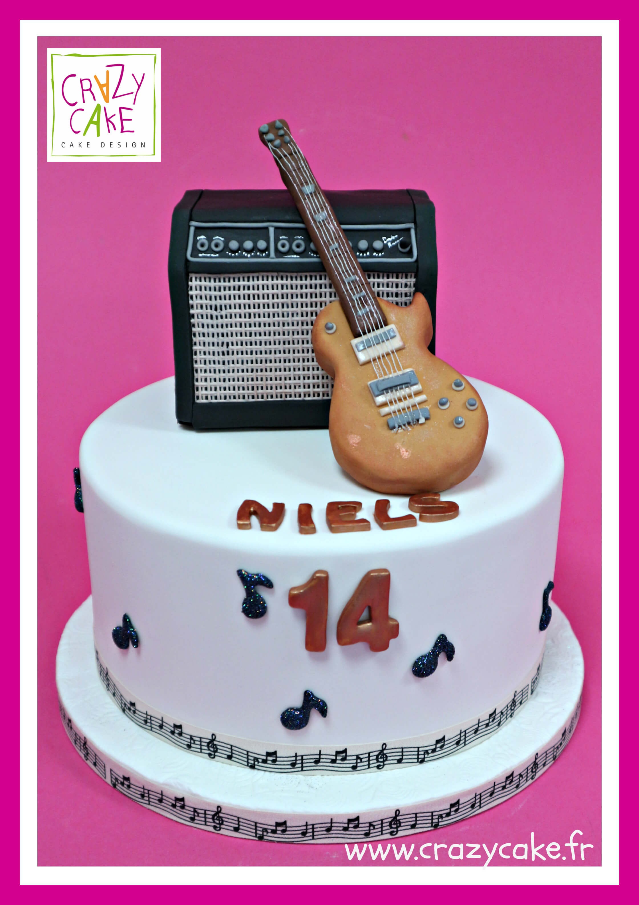 Gâteau d'anniversaire "Rock n' Roll"