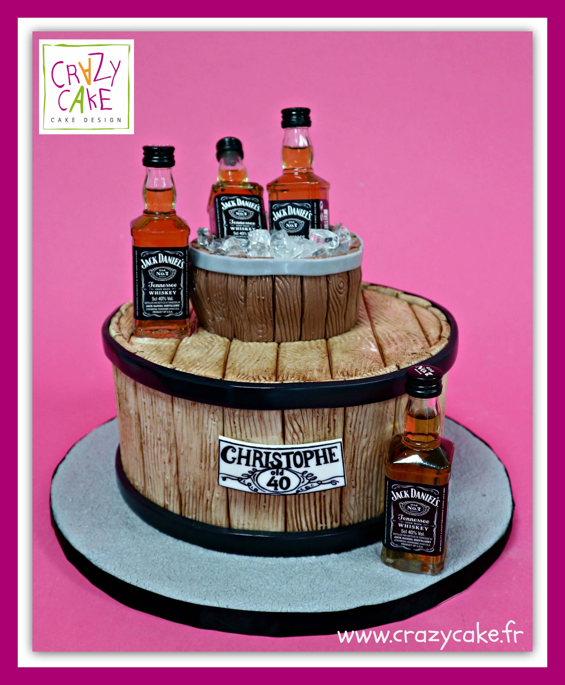 Gâteau d'anniversaire "Jack Daniels"