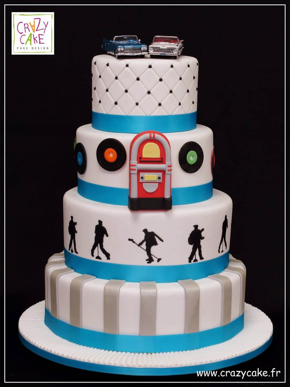 Wedding Cake "Vive les années 50"