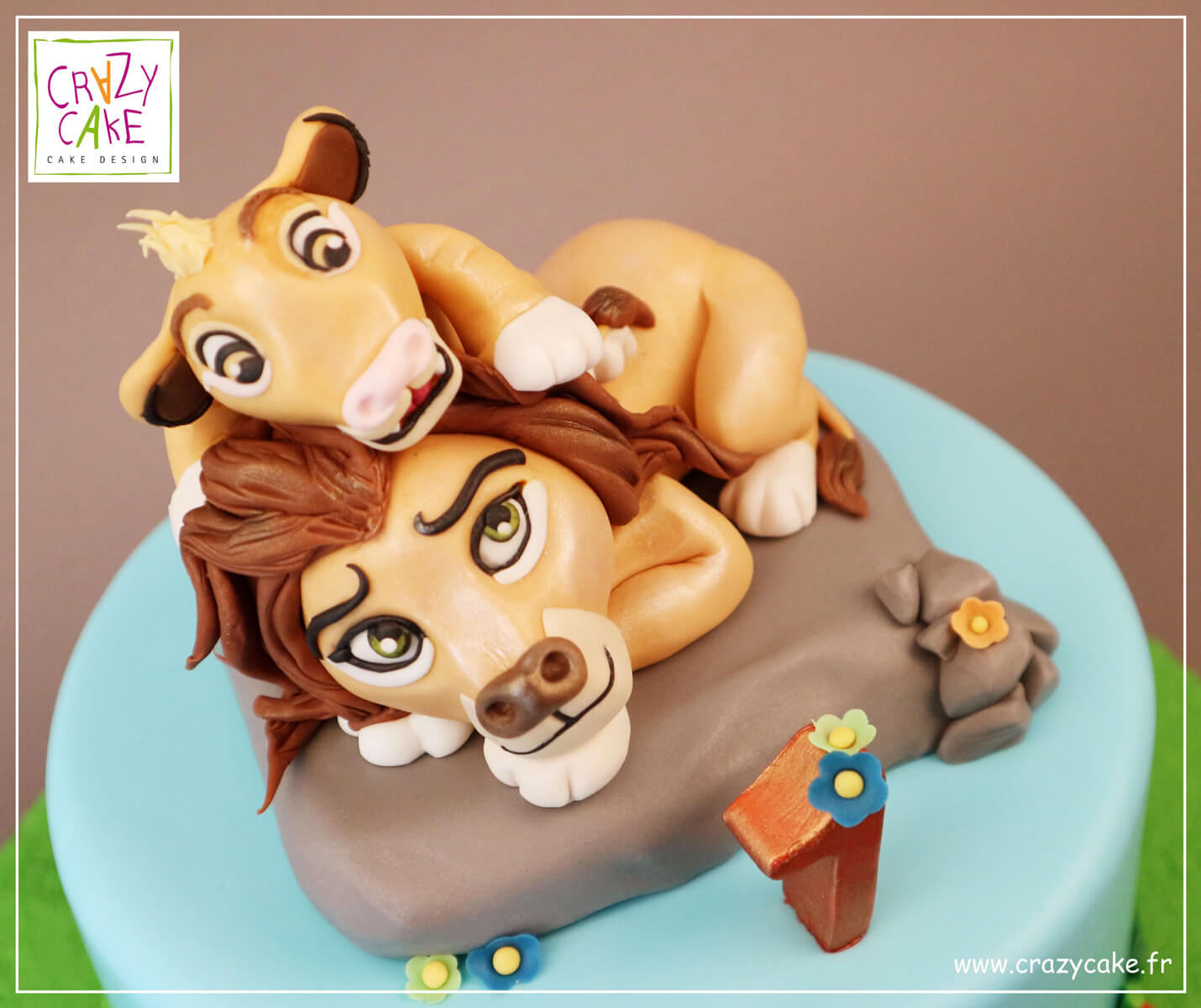 Figurine "Simba et le roi lion"