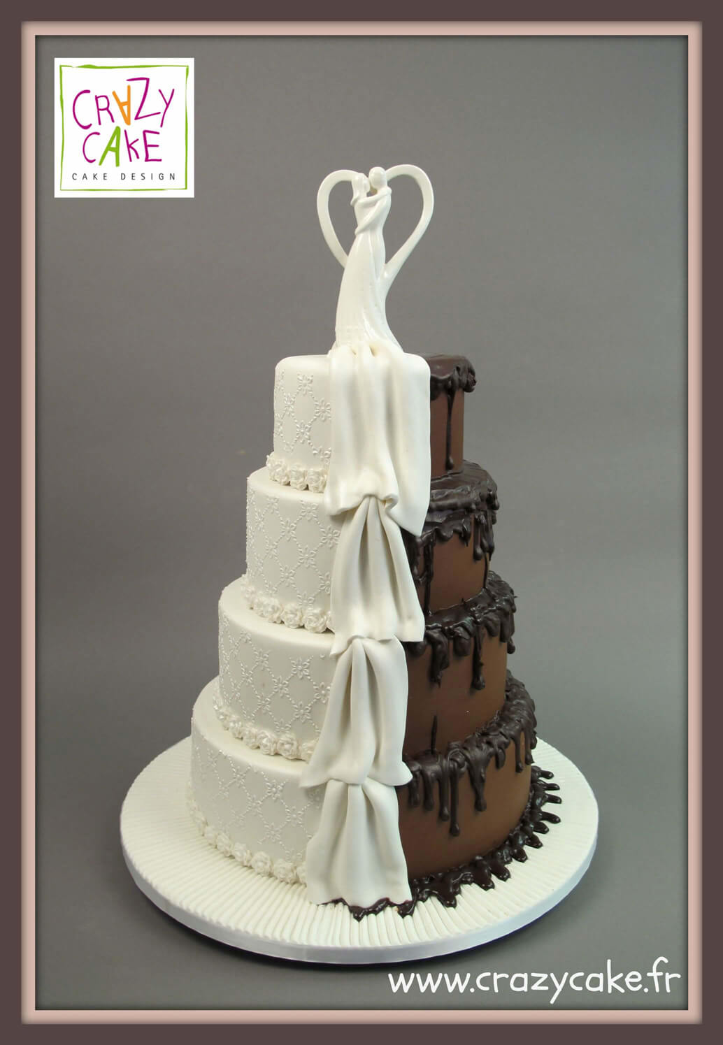 Wedding Cake "Ivoire et chocolat"